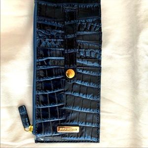 Brahmin card wallet, new only used once,  great for smaller bags.